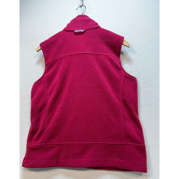 Columbia Women Interchange Fleece Vest Jacket Medium Fuchsia Red - Picture 8 of 10